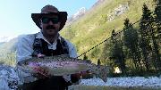 Dmitry Rainbow trout April 2017, Slovenia fly fishing
